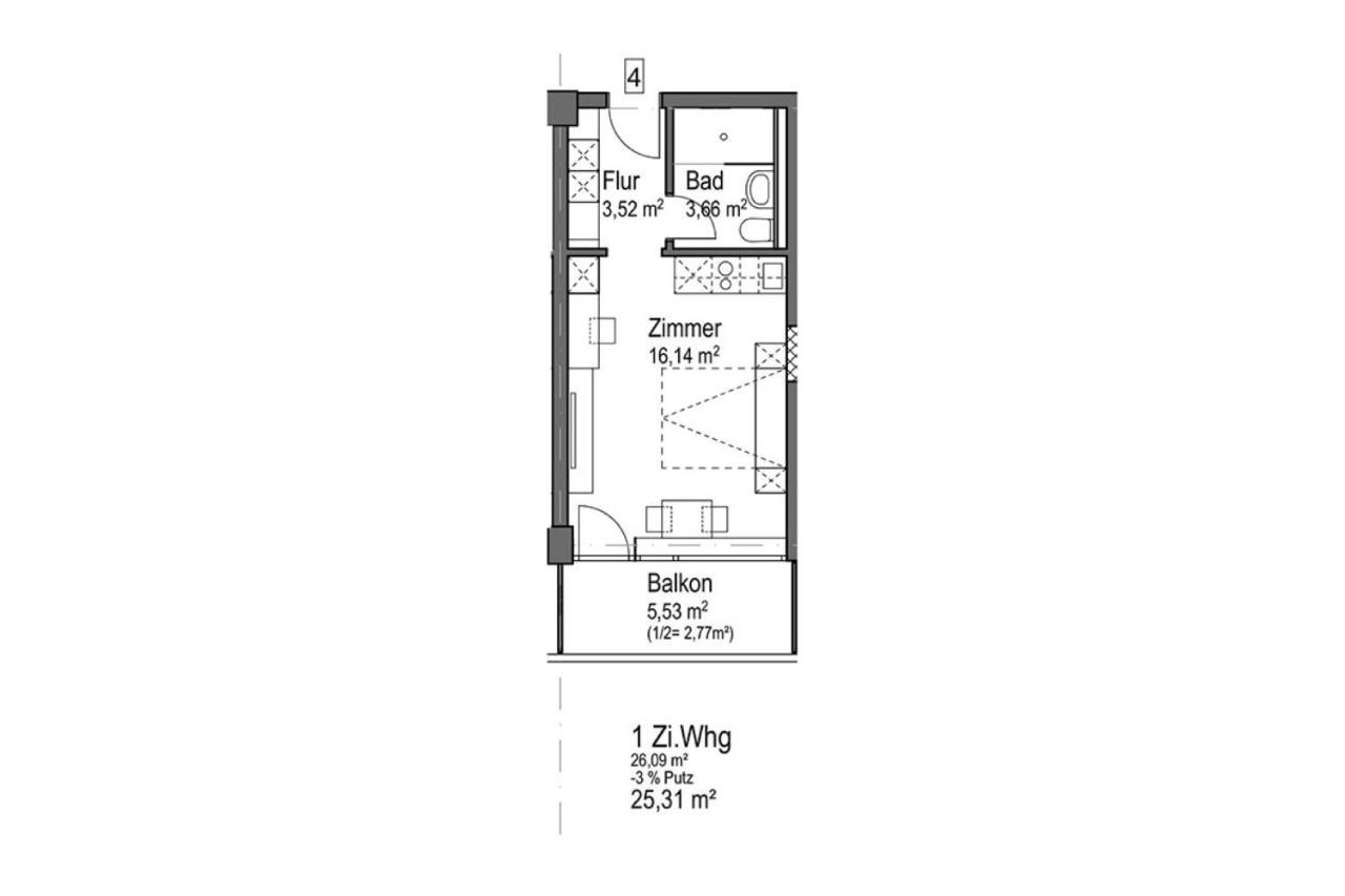 Apartament Huber Living Basic 210 Germering Zewnętrze zdjęcie